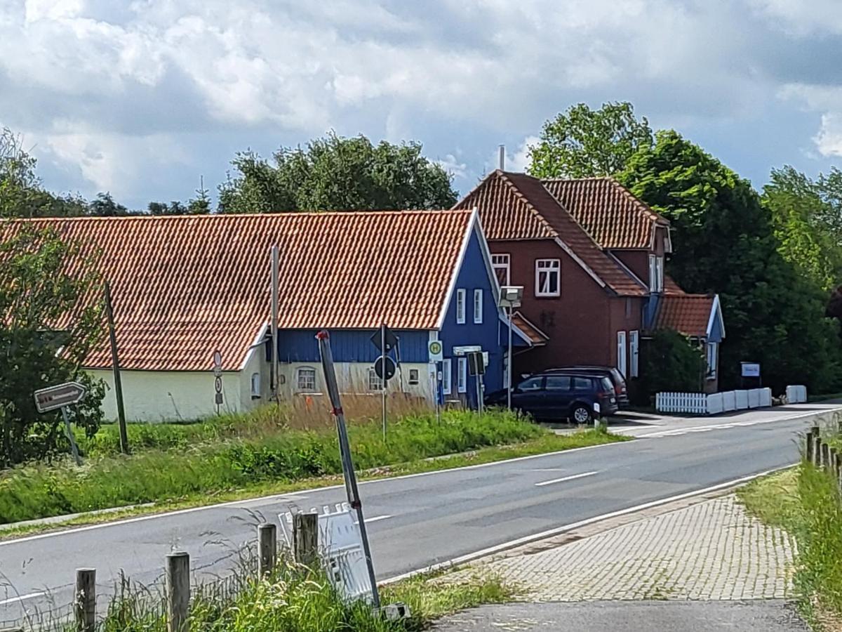 Urlaub Im Blauen Haus Appartement Sehestedt  Buitenkant foto